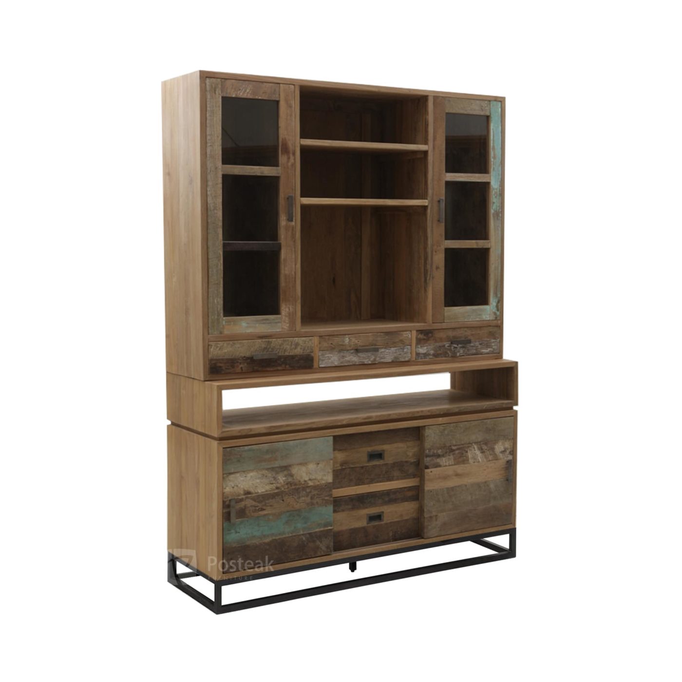 debora vitrine cabinet teak