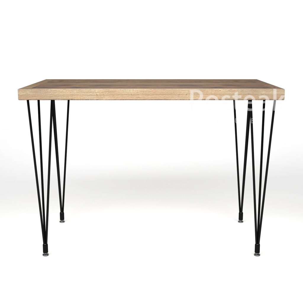 Recycled Dining Table Iron Modern Legs Posteak Furniture