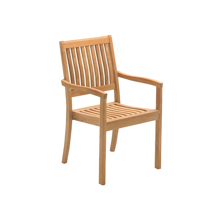 teak garden armchair