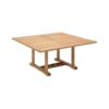 teak garden dining table square