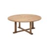 teak outdoor round dining table
