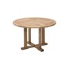 teak outdoor round dining table