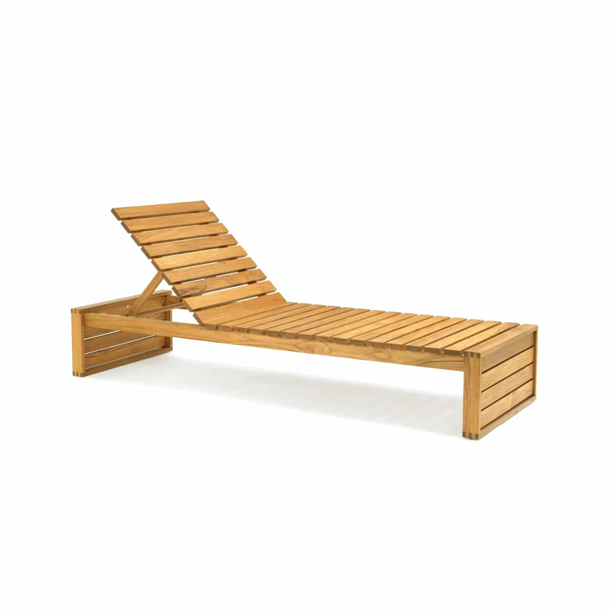 lettino teak