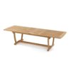 harbor teak outdoor extension dining table