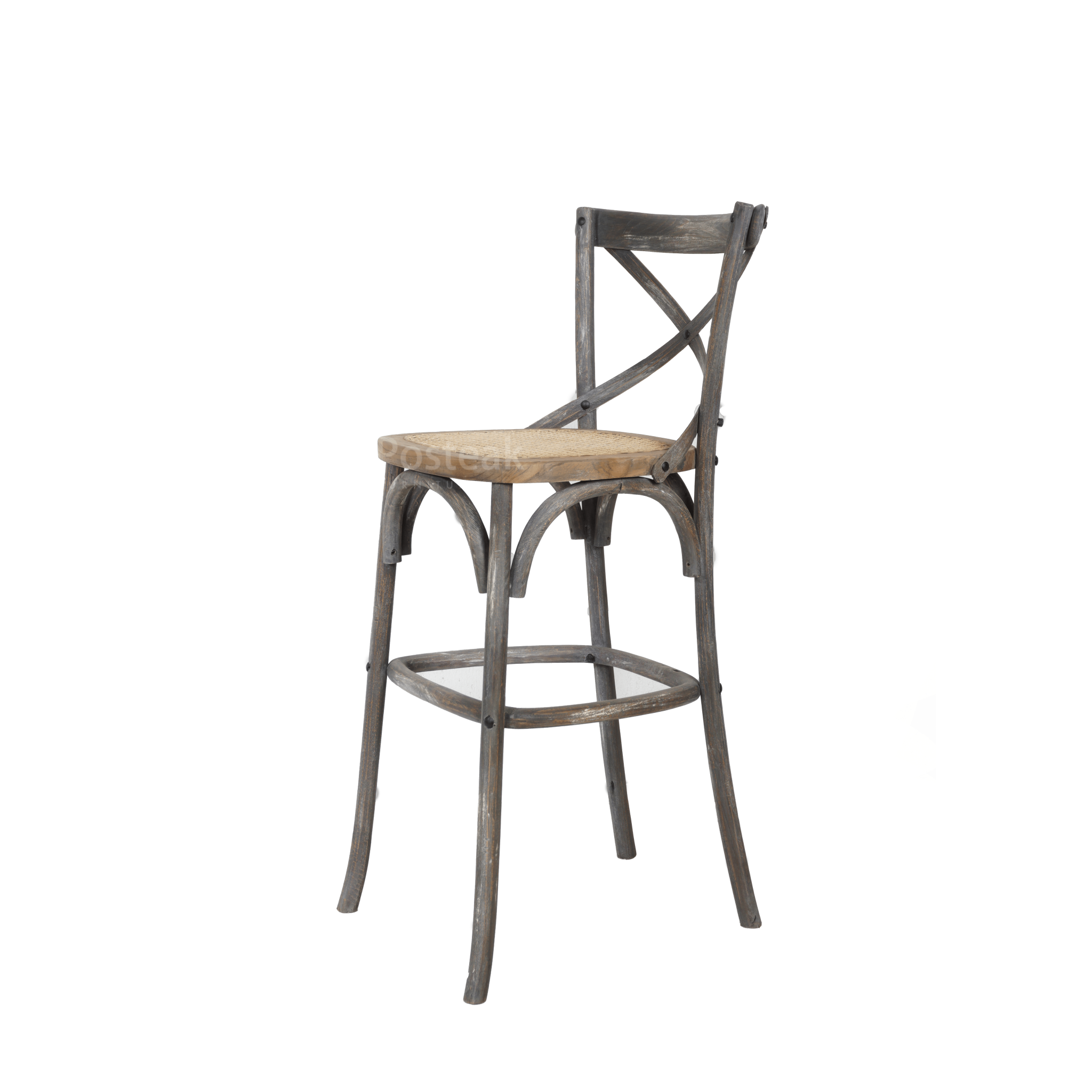 Bar Chair Cross Grey Indoor Posteak Furniture®