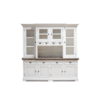 white teak krapyak vitrine cabinet