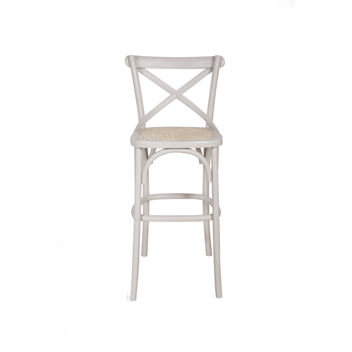 Teak Wood Bar Chair White Pale Posteak Furniture