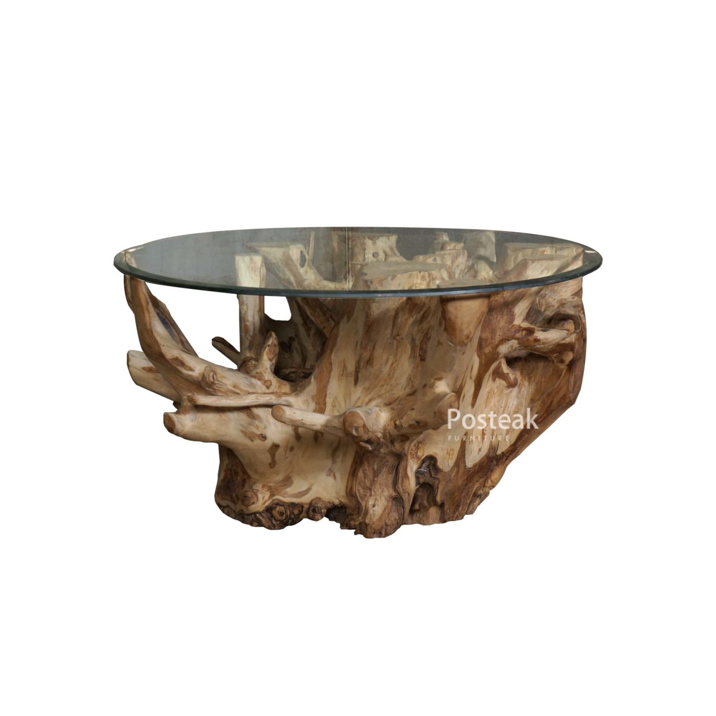 Teak Root Coffee Table Round