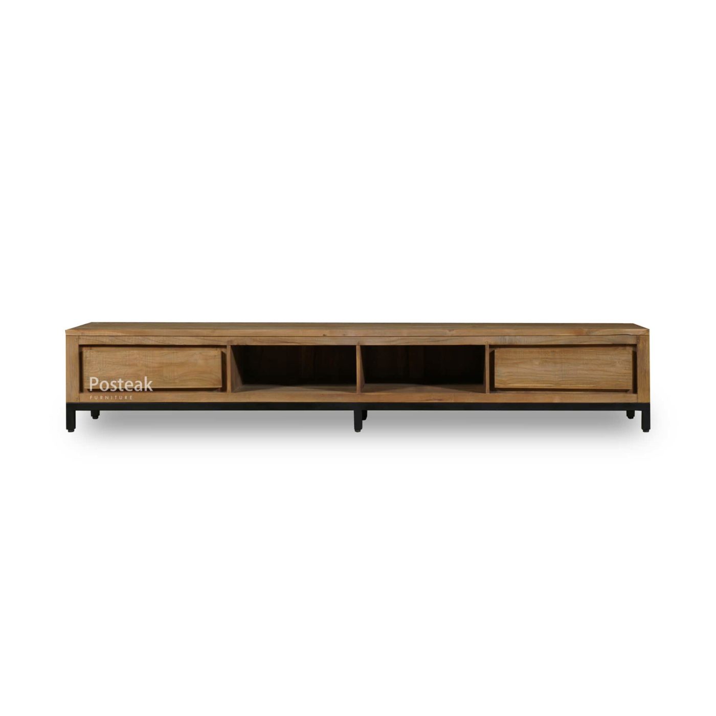 lola teak tv stand