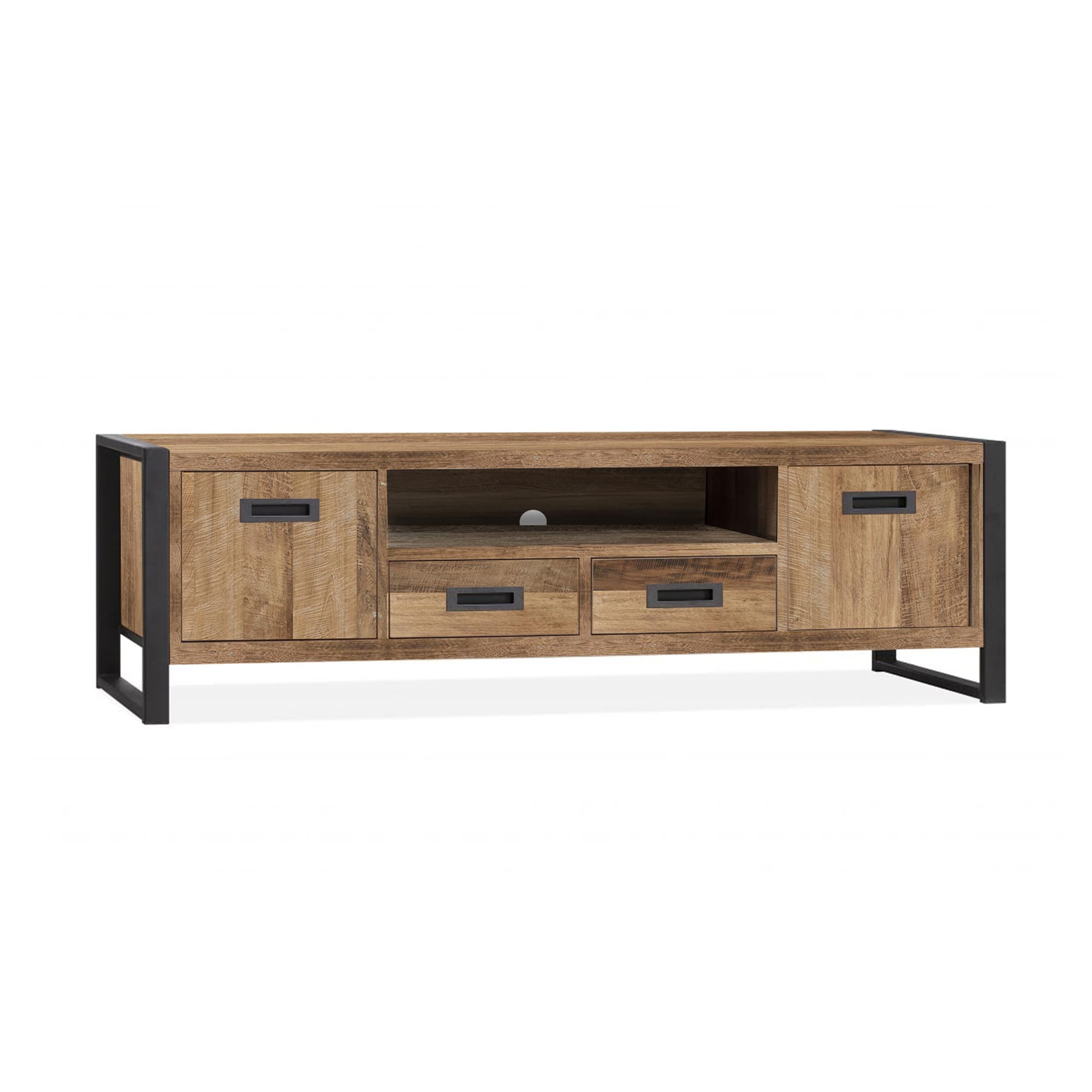 Bristol Industrial Teak Tv Cabinet 2 Doors 2 Drawers Posteak Bristol Industrial Teak Tv Cabinet 2 Doors 2 Drawers Posteak