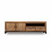 felmont tv media cabinet teak