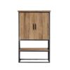 madison modern cabinet teak wood