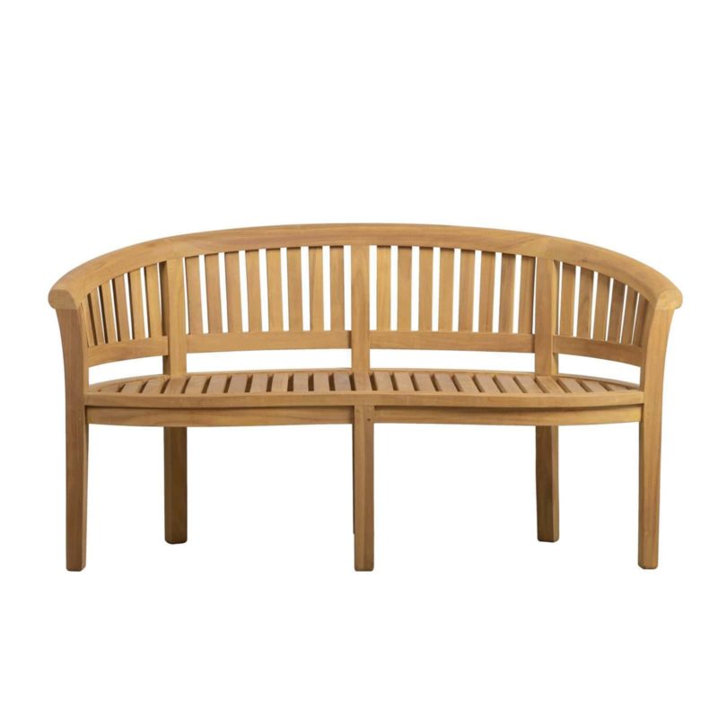 teak garden bench banana