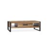 bristol industrial teak coffee table