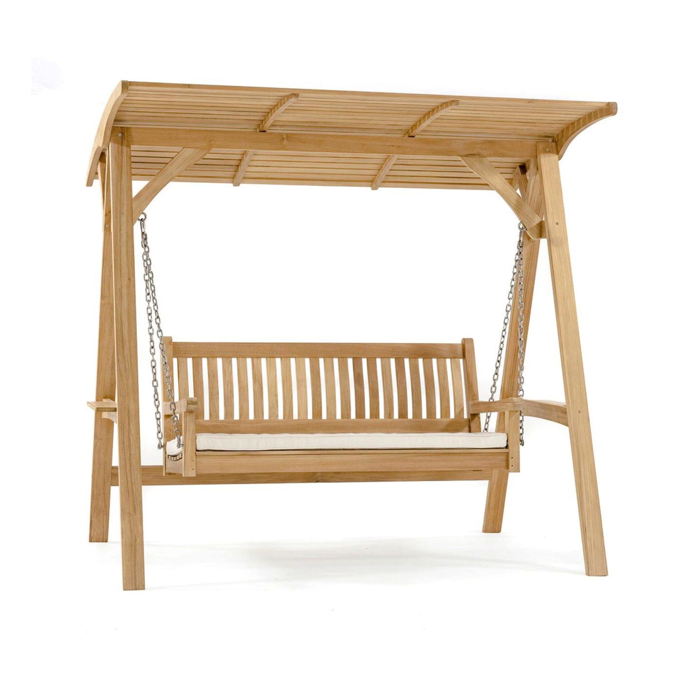 teak garden hanging bench