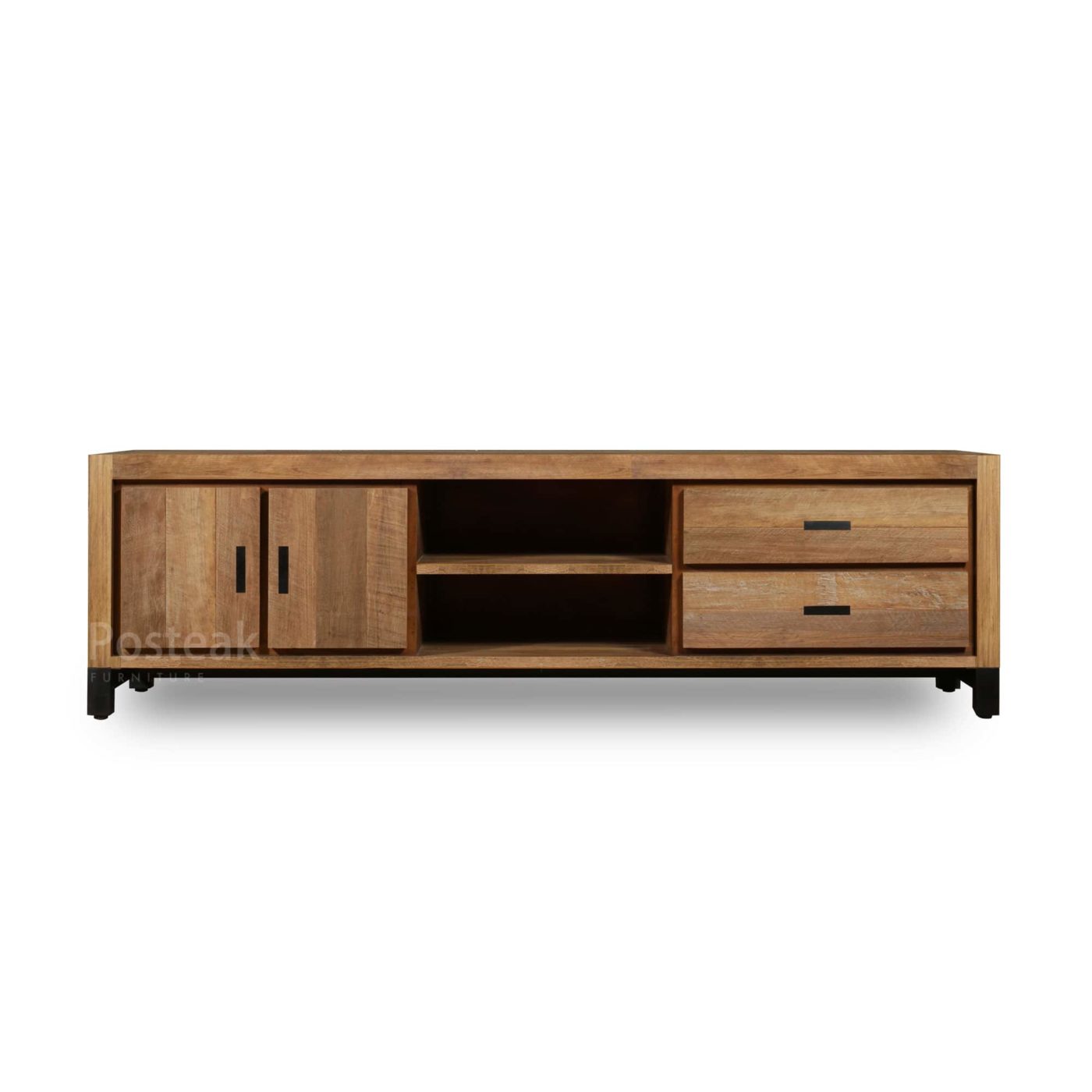 felmont tv media cabinet recycled