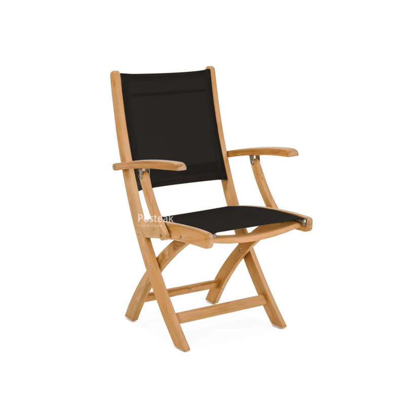 harbor folding chair black