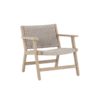 teak lounge chair with rope