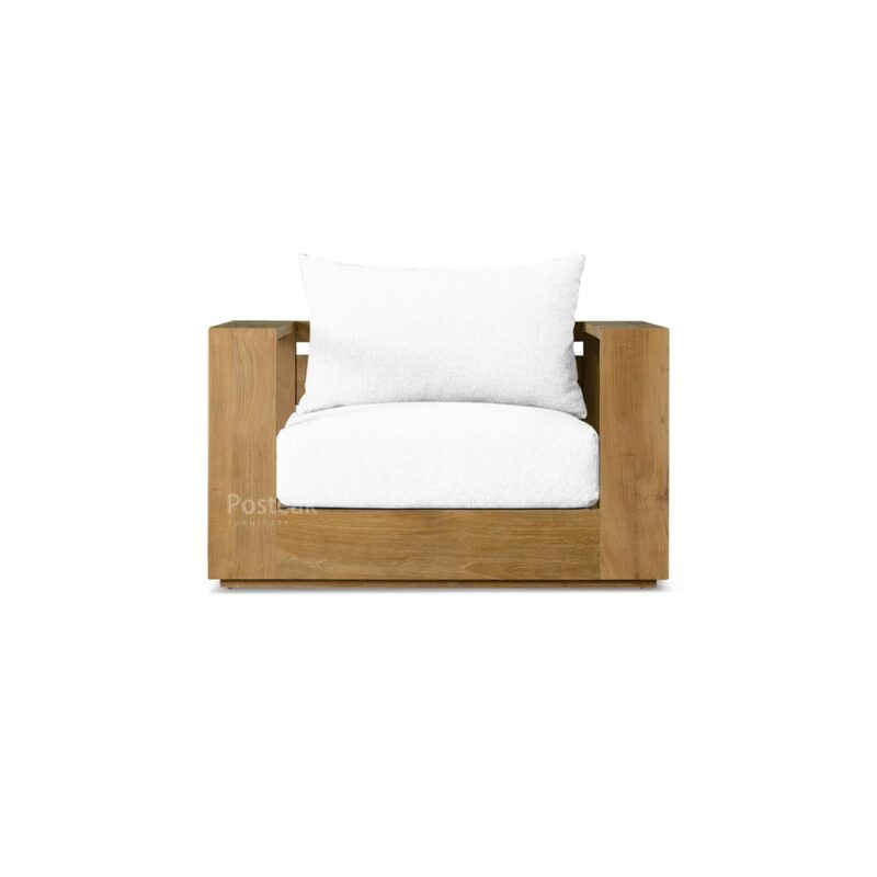 Melbourne Teak Outdoor Lounge Chair Posteak Furniture Indonesia