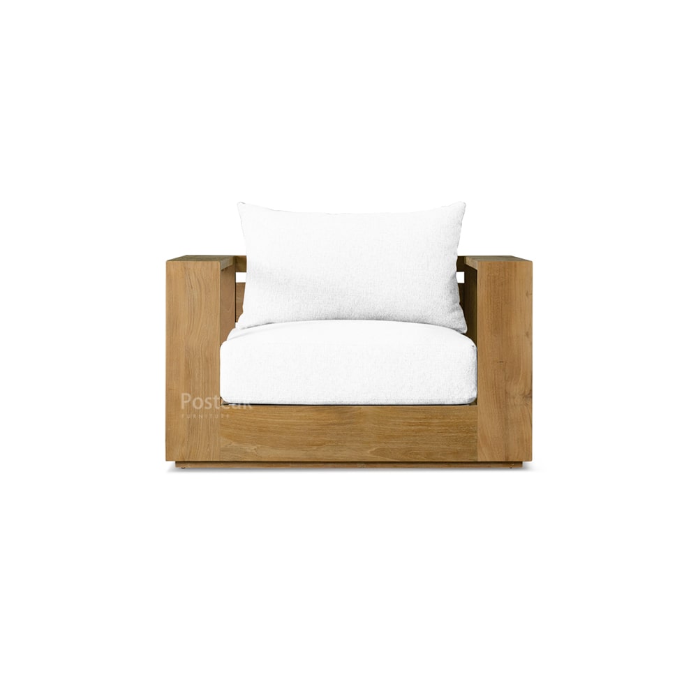 Melbourne Teak Outdoor Lounge Chair Posteak Furniture Indonesia