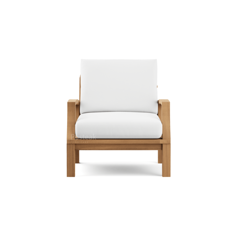 Harbor Teak Outdoor Lounge Chair