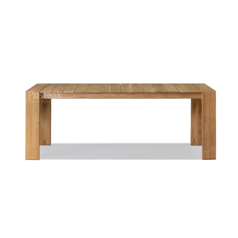 Melbourne Teak Outdoor Dining Table Posteak Furniture Indonesia