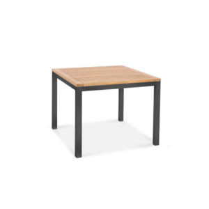 wesley teak outdoor square dining table