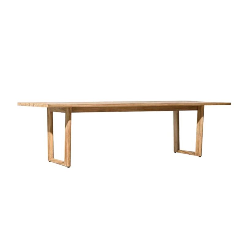 beverly teak outdoor dining table