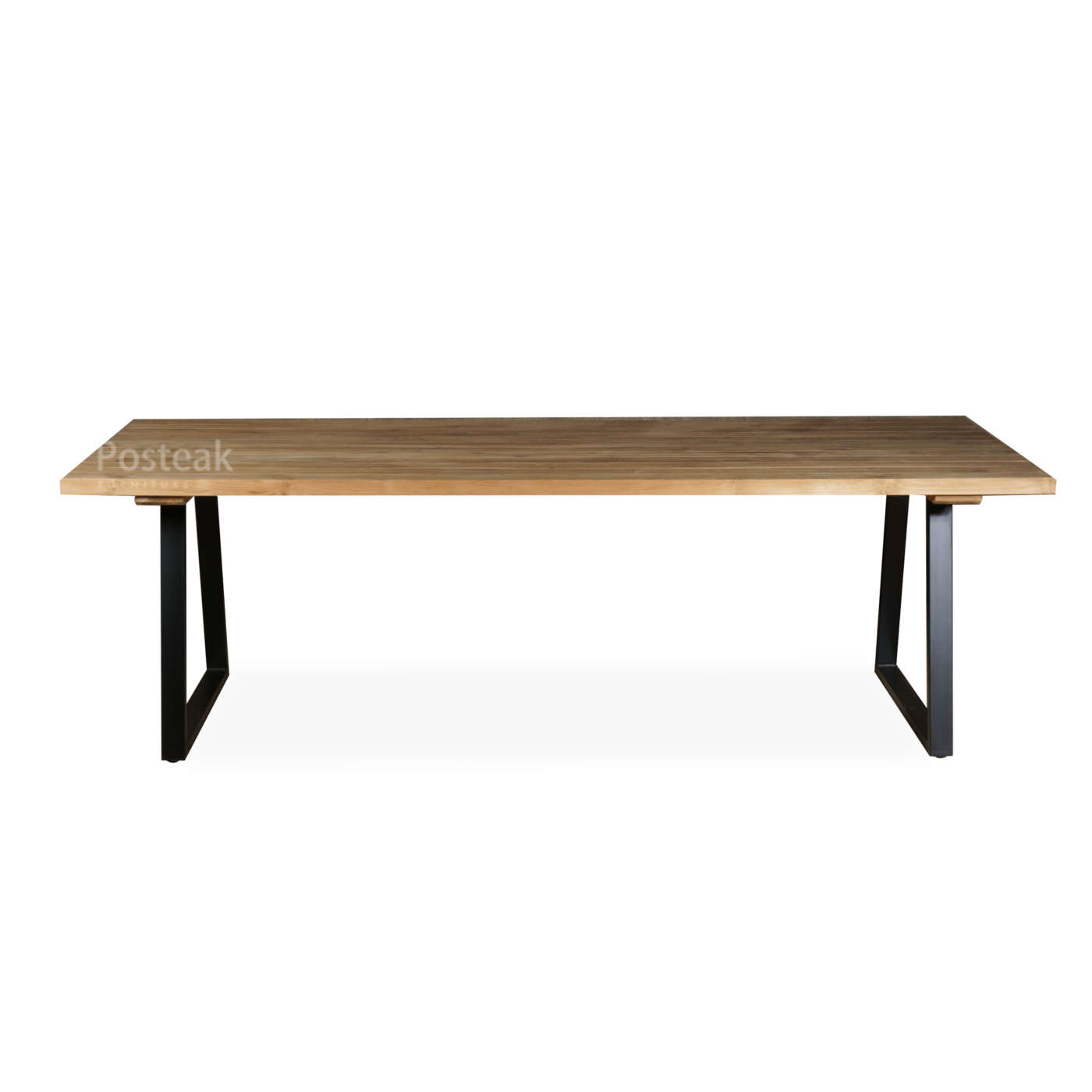 Covela-teak outdoor-dining-table-front