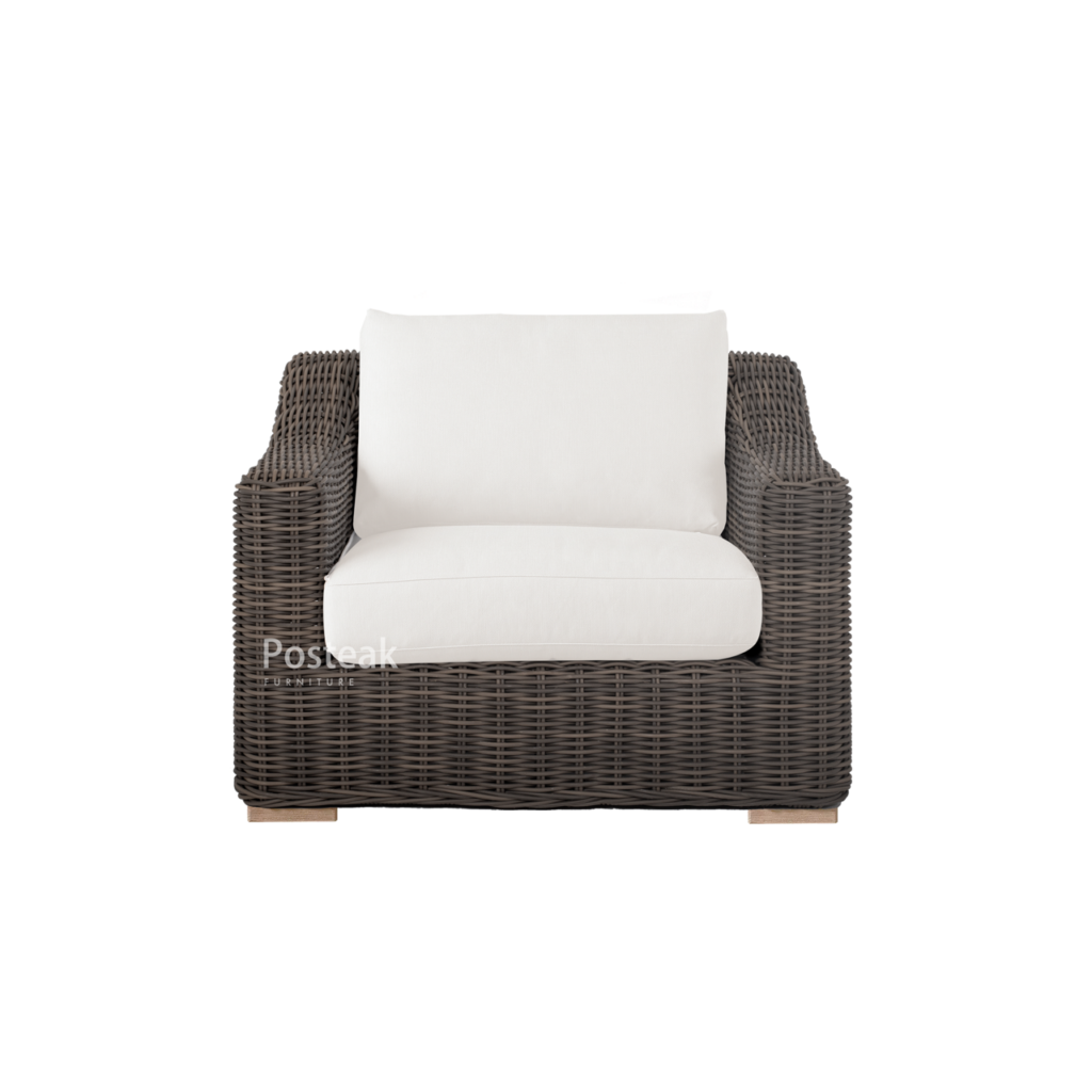 Monroe Wicker Outdoor Lounge Chair Posteak Furniture