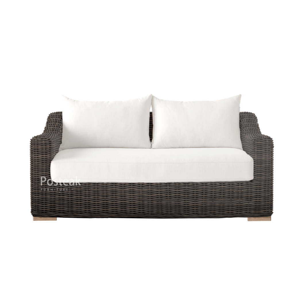 Monroe Wicker Outdoor Loveseat Posteak Furniture
