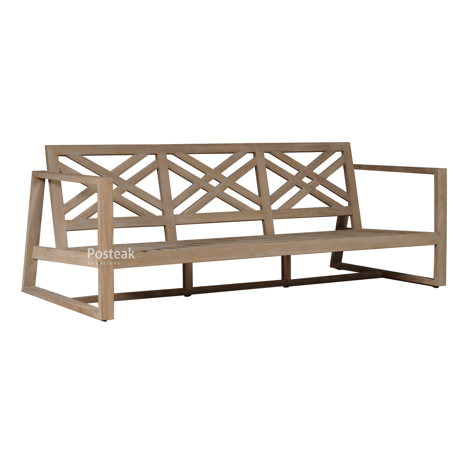 Bondi Teak Outdoor Sofa Posteak