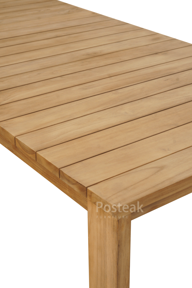 charleston teak outdoor dining table