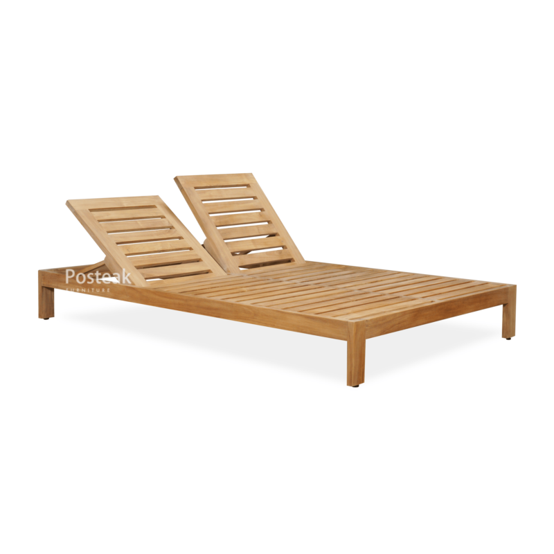 charleston-teak outdoor double-chaise