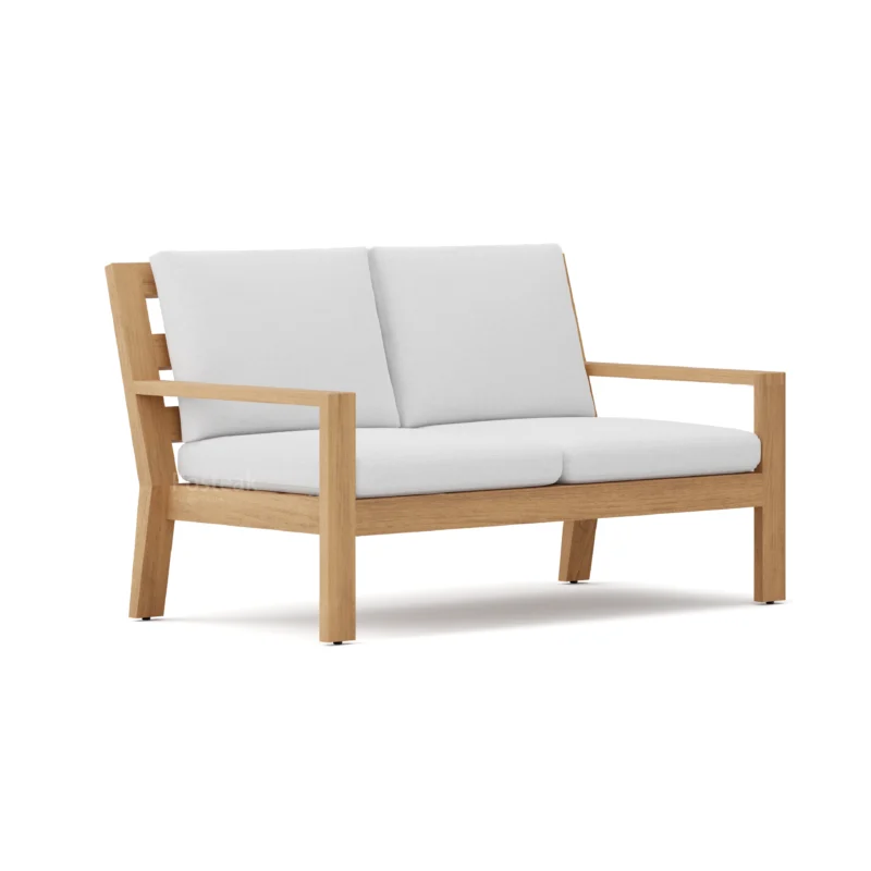 Charleston Teak Outdoor Loveseat