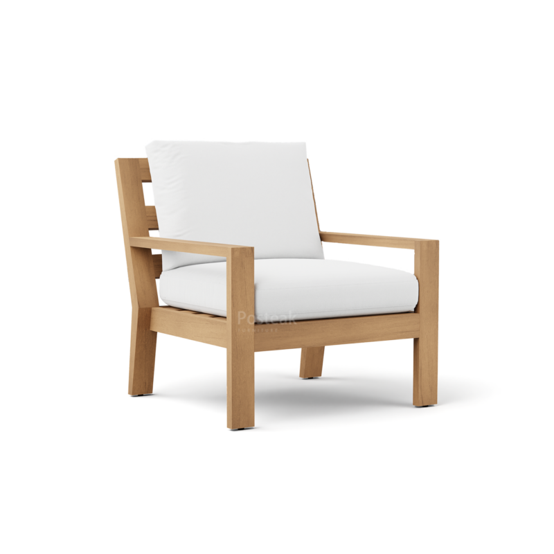 Charleston Teak Outdoor Lounge Chair