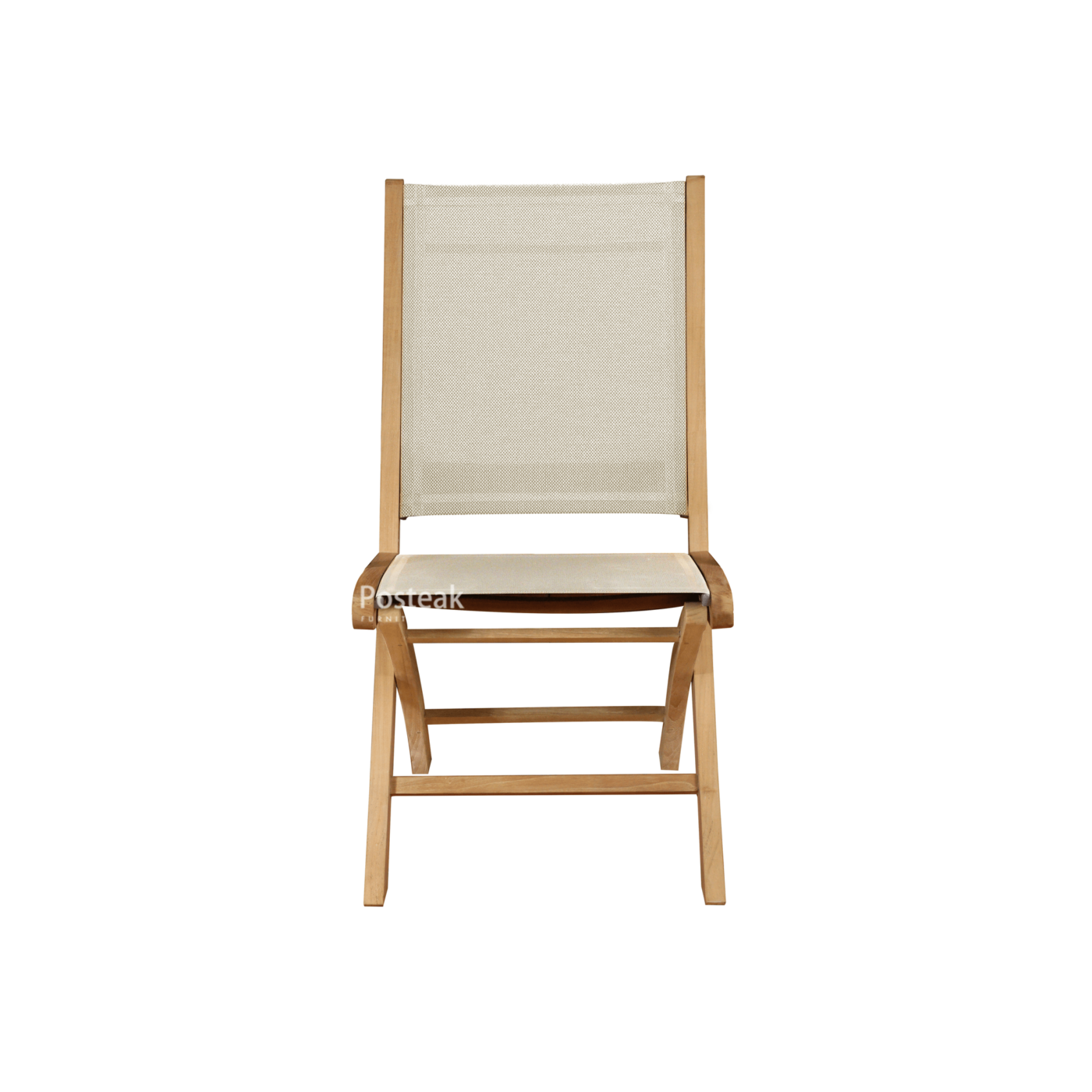 farmhouse folding chair no arm taupe