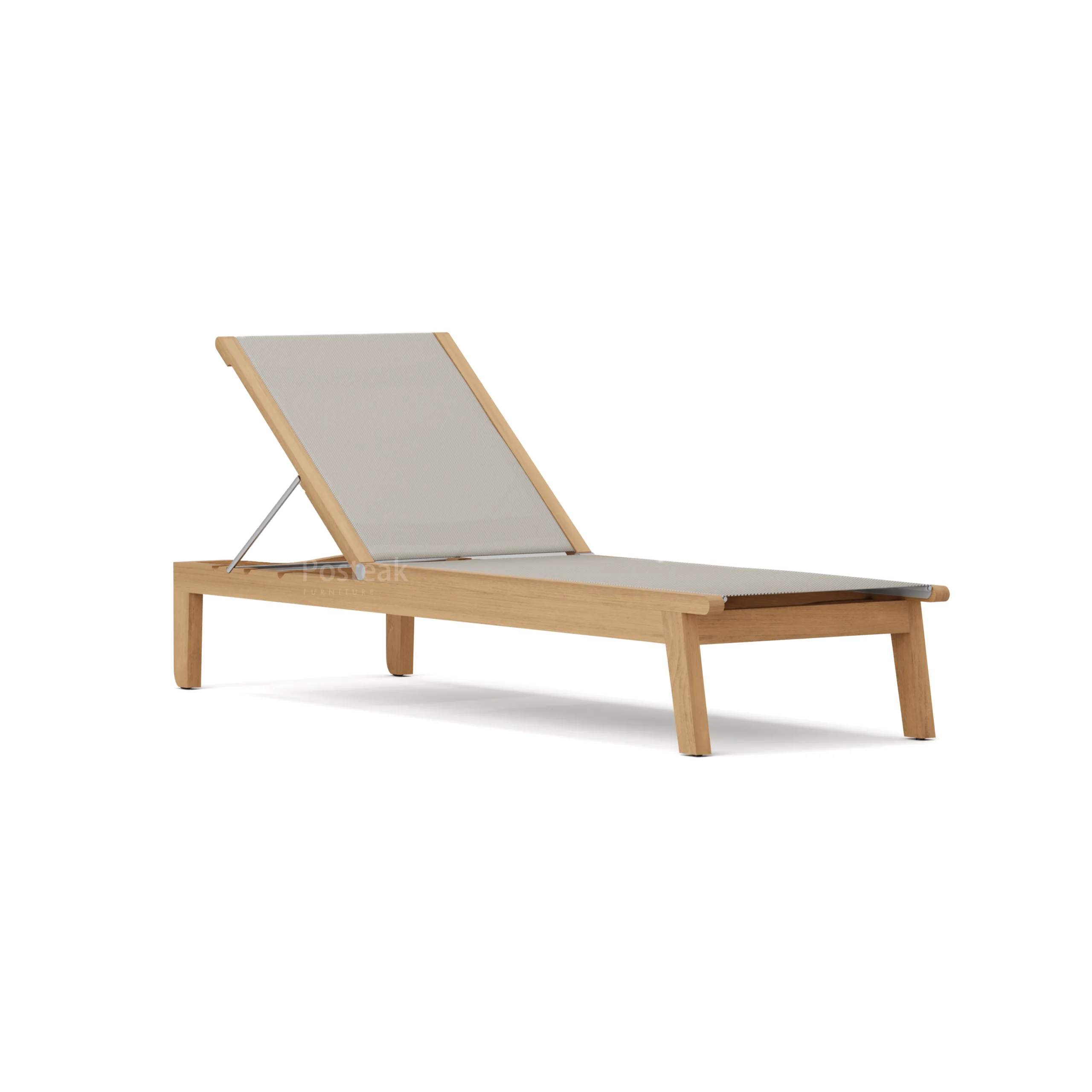Farmhouse Teak Chaise