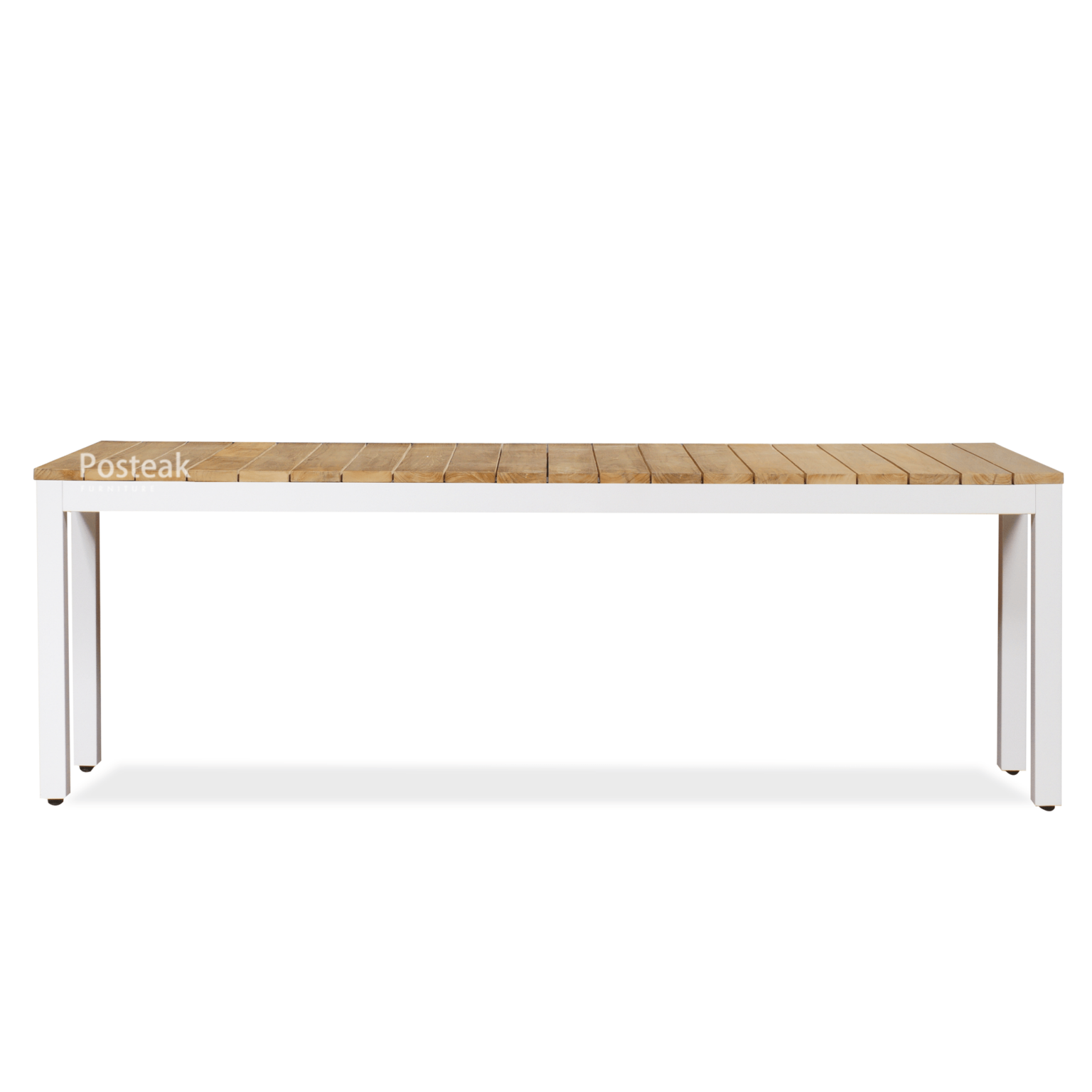 Lyndo Teak Outdoor Dining Table White Posteak Furniture