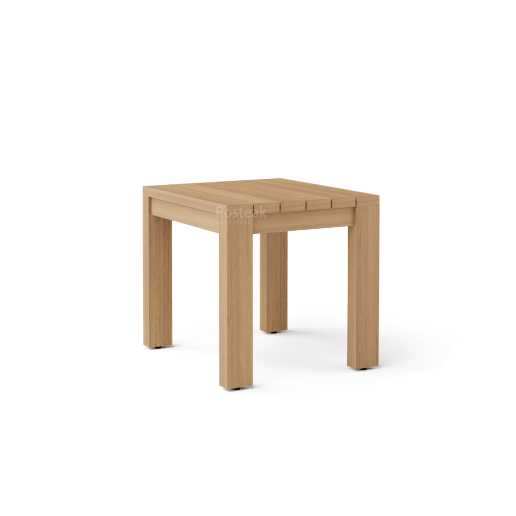Charleston Teak Outdoor Side Table Posteak