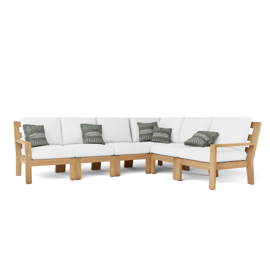 Charleston Teak Outdoor Sectional Posteak