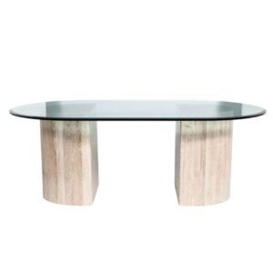 glass dining table