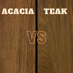 acacia wood vs teak wood