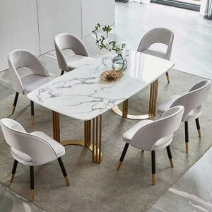 marble dining table