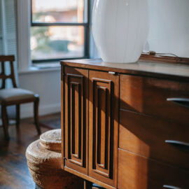 teak dresser