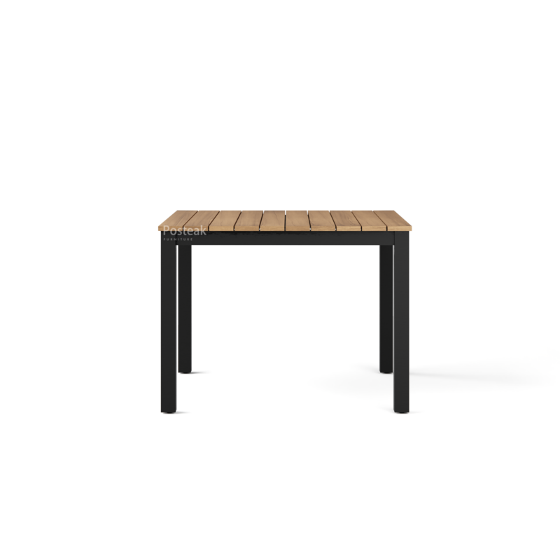 Square teak outdoor dining table