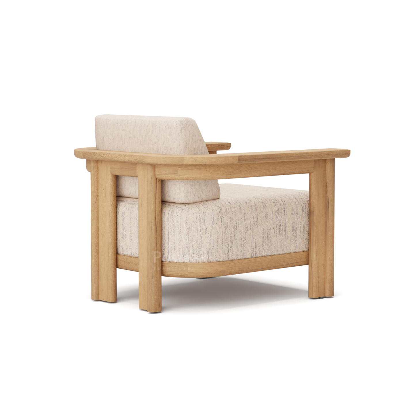Aruba Teak Outdoor Lounge Chair - Image 3