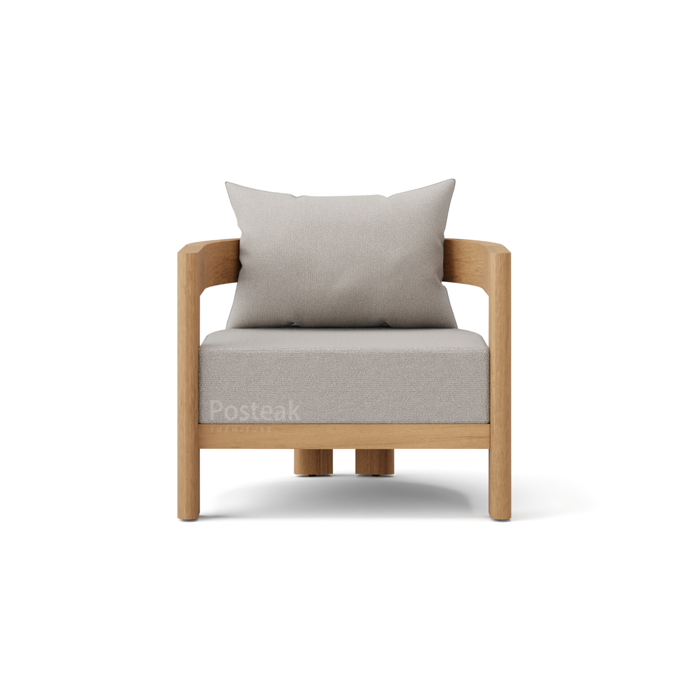 Canyon Teak Outdoor Lounge Chair