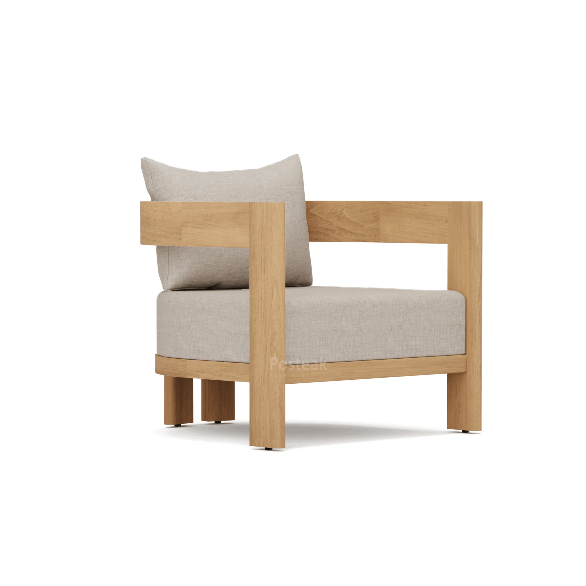 Alternative view of Canyon Teak Outdoor Lounge Chair
