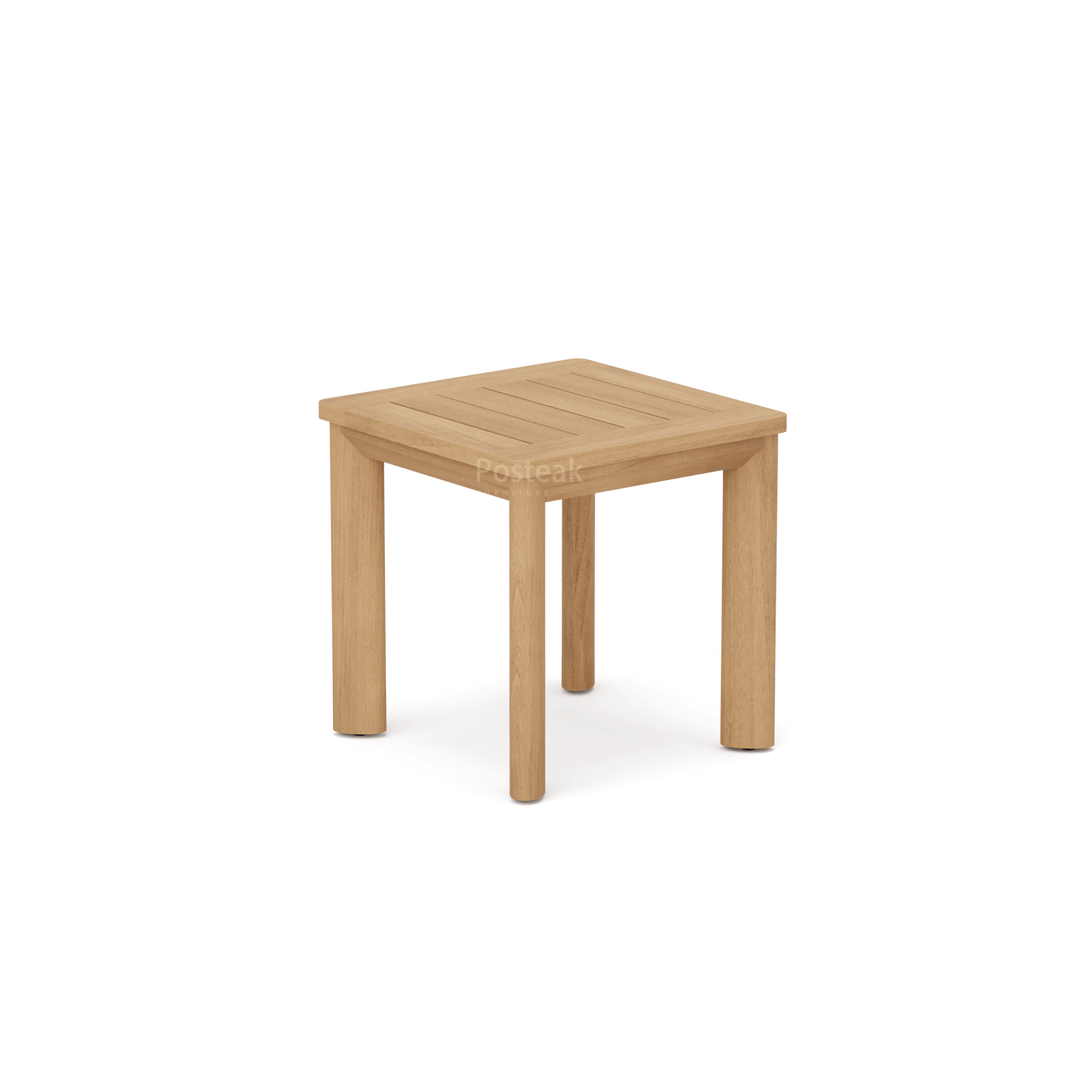 Canyon teak side table-angle-posteak